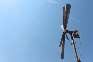 Abu Ali Al-’Arbini, Yaseen Al-Bushy, and Khaled Malas, Windmill in Eastern Ghouta, 2014.